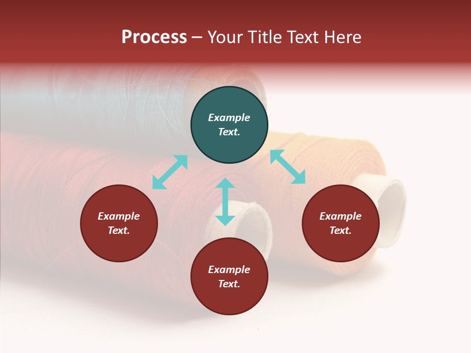 Handiwork Dressmaking Scissors PowerPoint Template