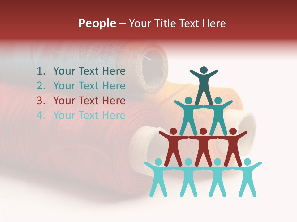 Handiwork Dressmaking Scissors PowerPoint Template