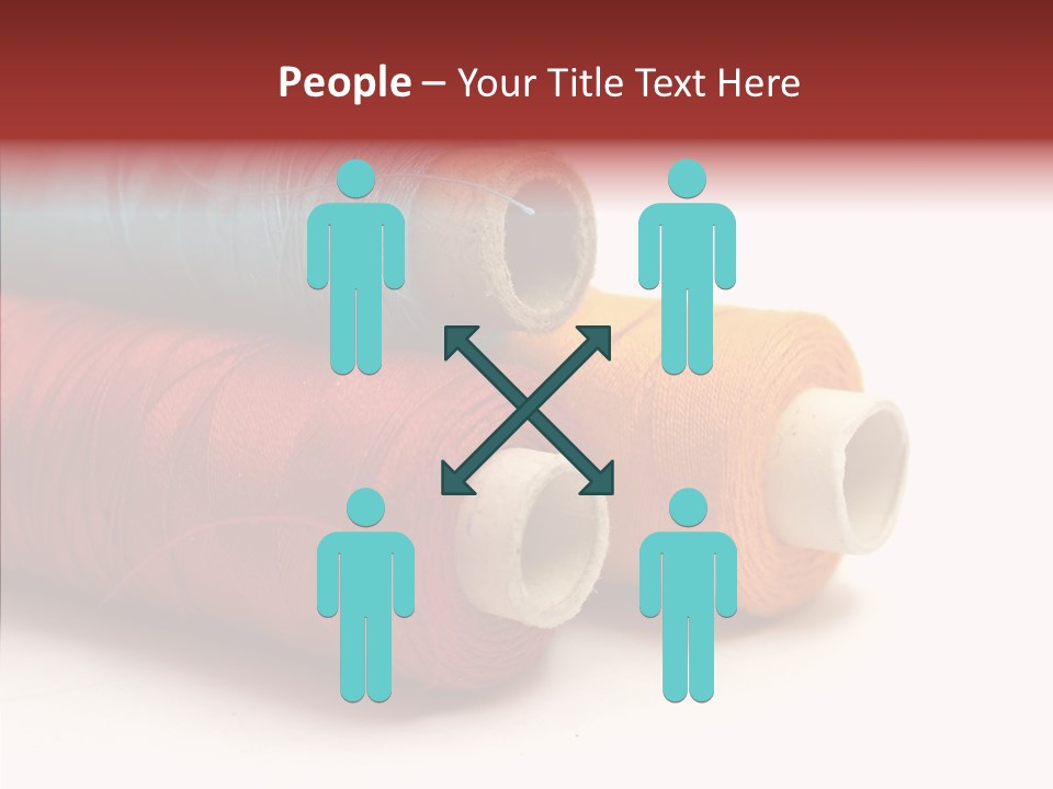 Handiwork Dressmaking Scissors PowerPoint Template