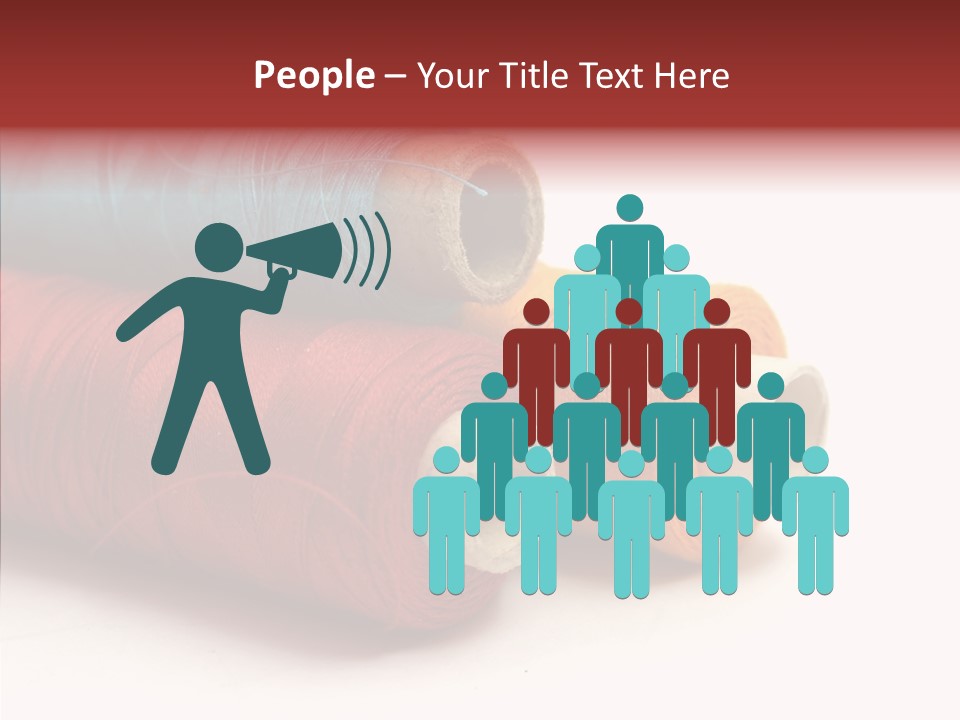 Handiwork Dressmaking Scissors PowerPoint Template