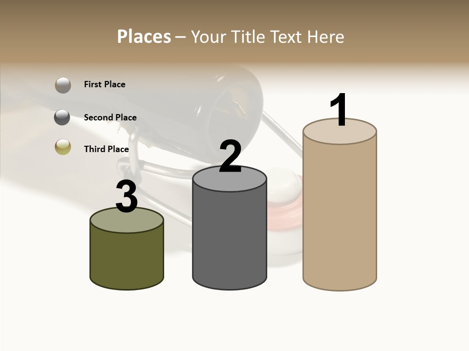 Stop Gap Beer Bottle PowerPoint Template