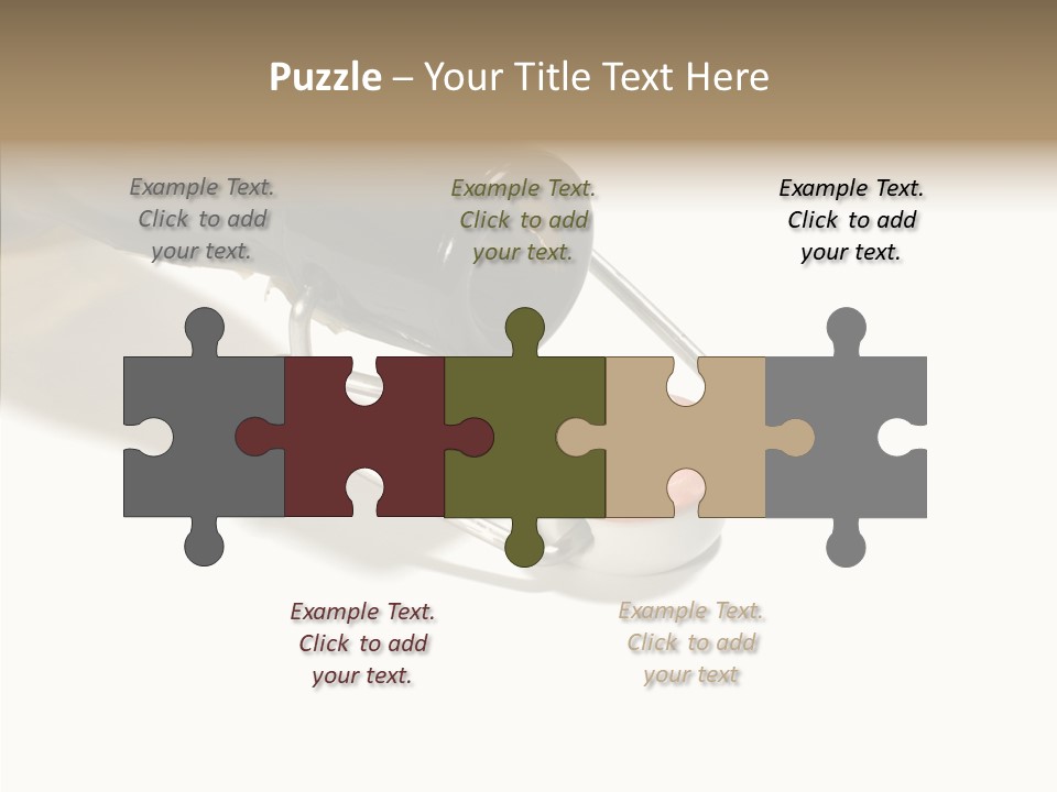 Stop Gap Beer Bottle PowerPoint Template