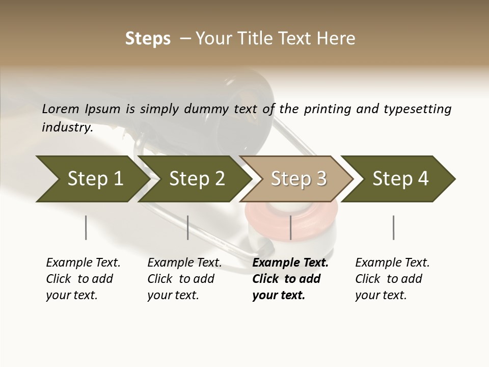 Stop Gap Beer Bottle PowerPoint Template