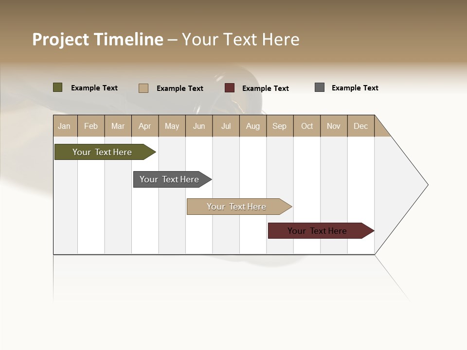 Stop Gap Beer Bottle PowerPoint Template