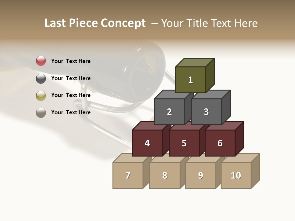 Stop Gap Beer Bottle PowerPoint Template