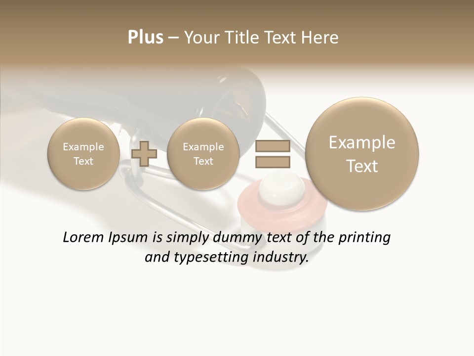 Stop Gap Beer Bottle PowerPoint Template