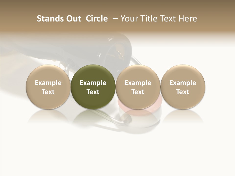 Stop Gap Beer Bottle PowerPoint Template