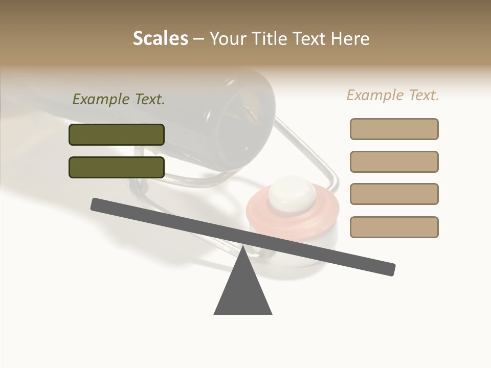 Stop Gap Beer Bottle PowerPoint Template