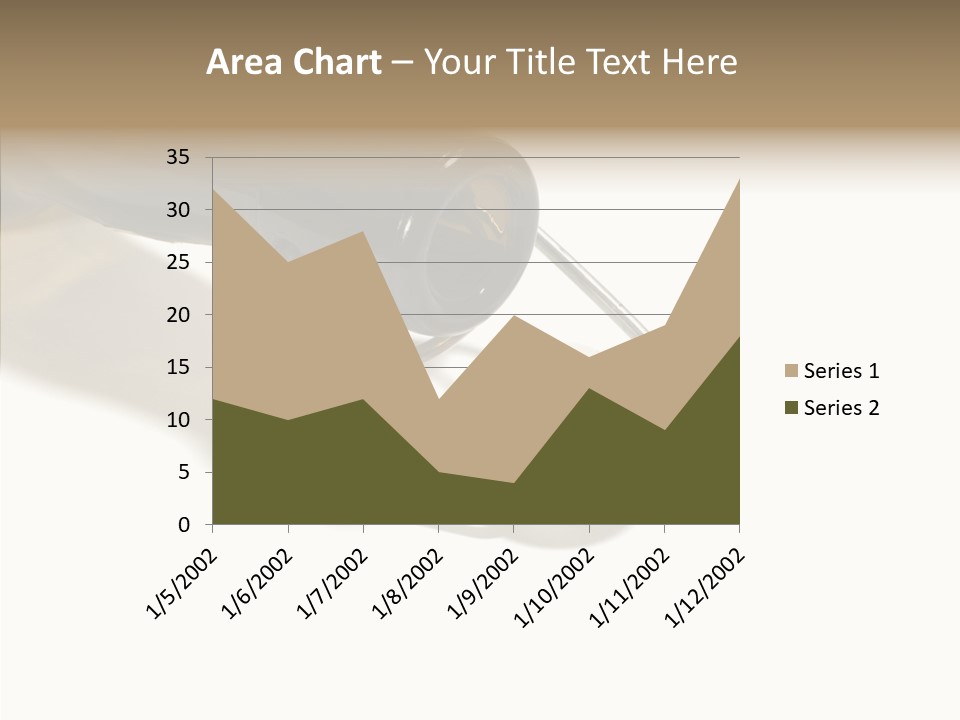 Stop Gap Beer Bottle PowerPoint Template