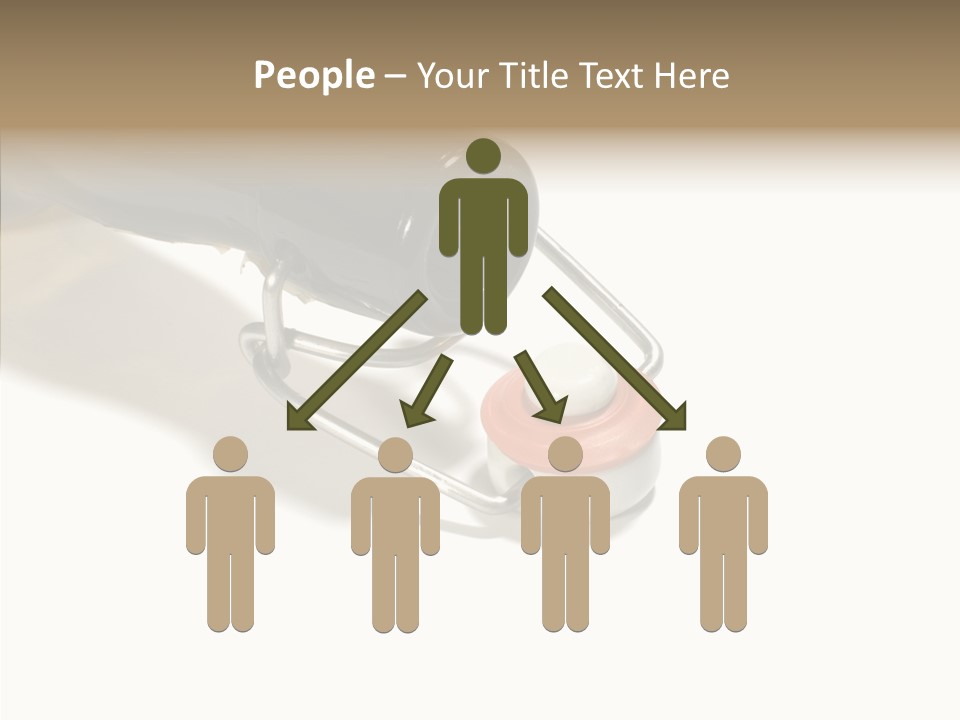 Stop Gap Beer Bottle PowerPoint Template