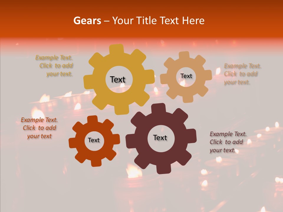 Gator Teeth Head PowerPoint Template