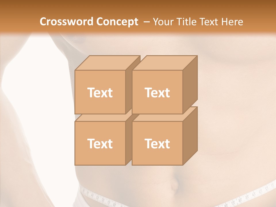 Young Overweight Fat PowerPoint Template