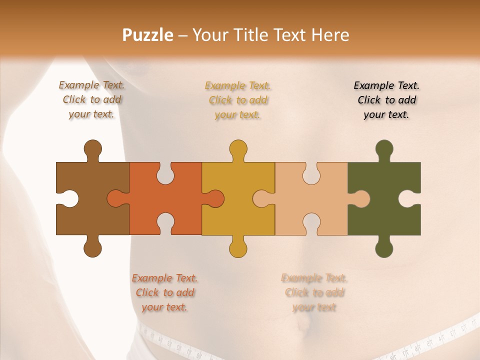 Young Overweight Fat PowerPoint Template