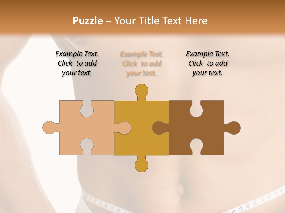 Young Overweight Fat PowerPoint Template