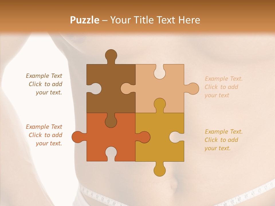 Young Overweight Fat PowerPoint Template