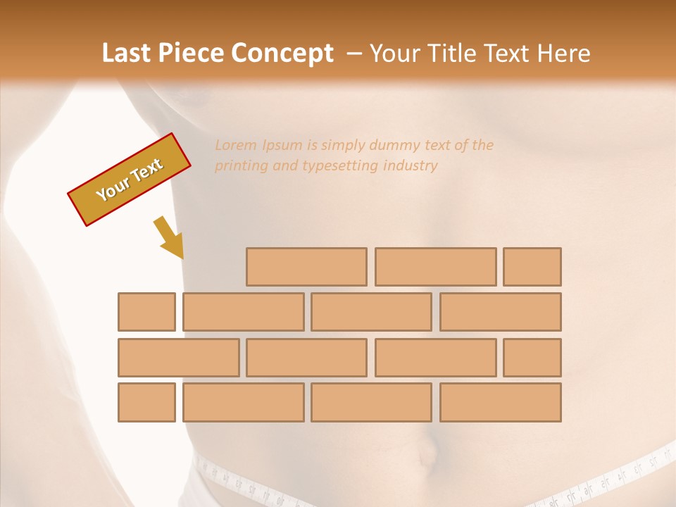 Young Overweight Fat PowerPoint Template
