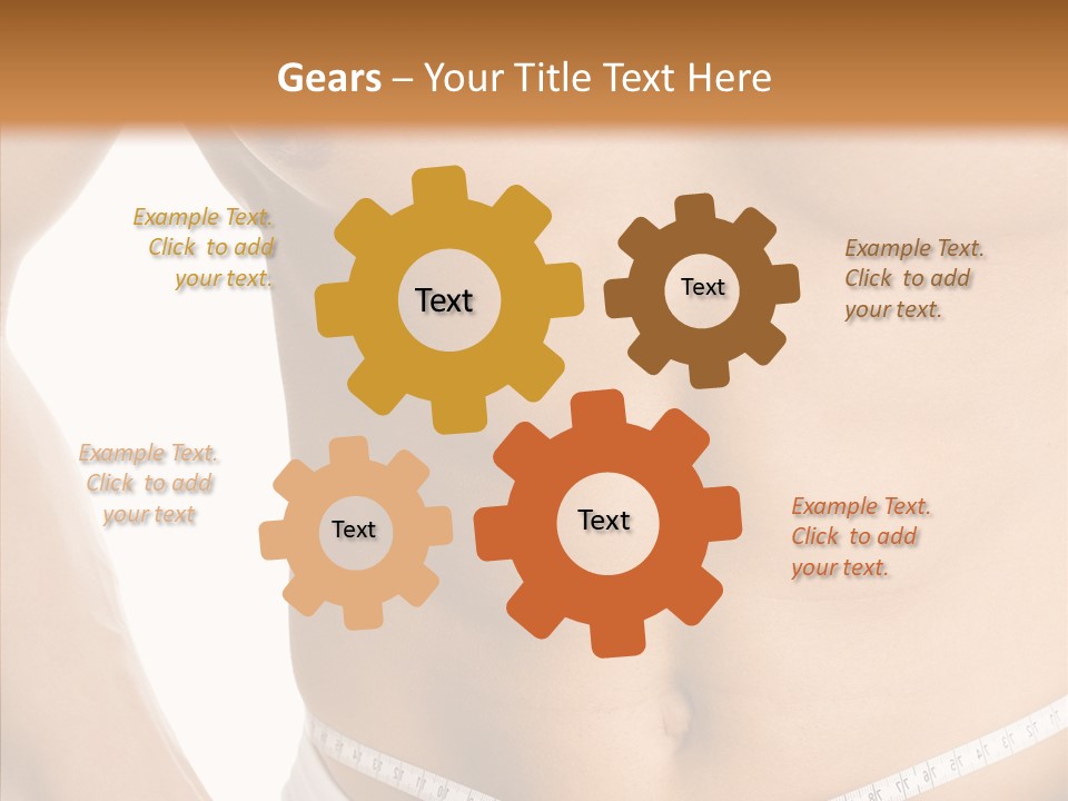 Young Overweight Fat PowerPoint Template