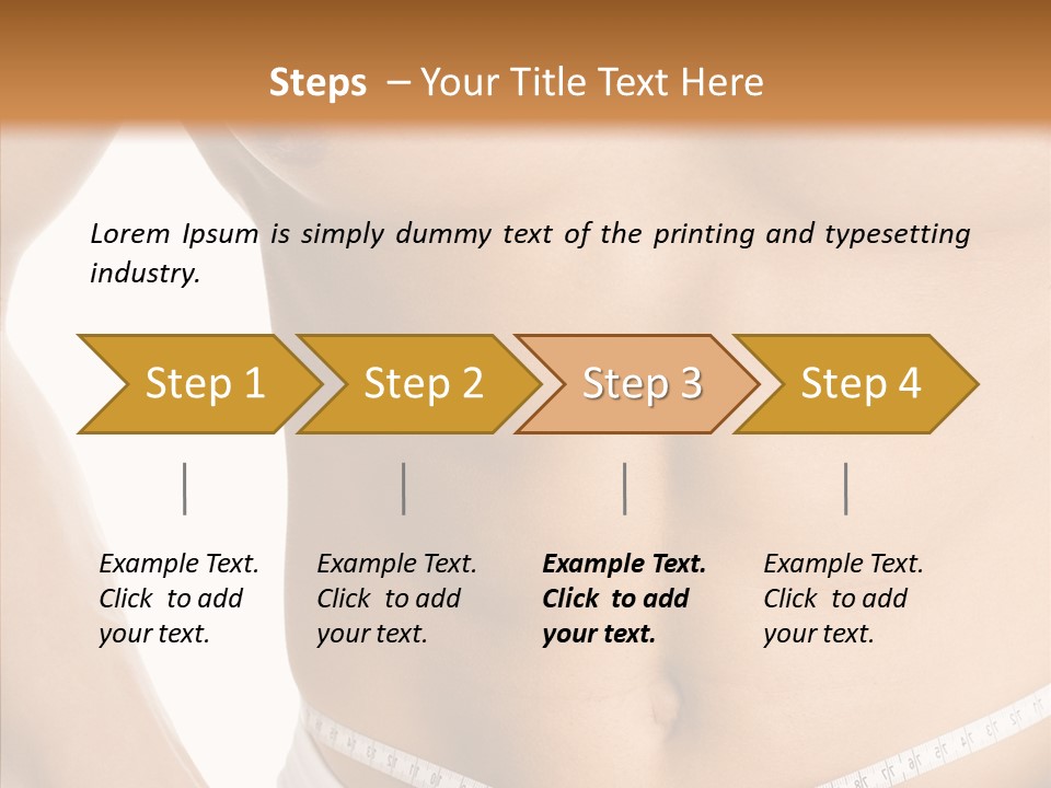Young Overweight Fat PowerPoint Template