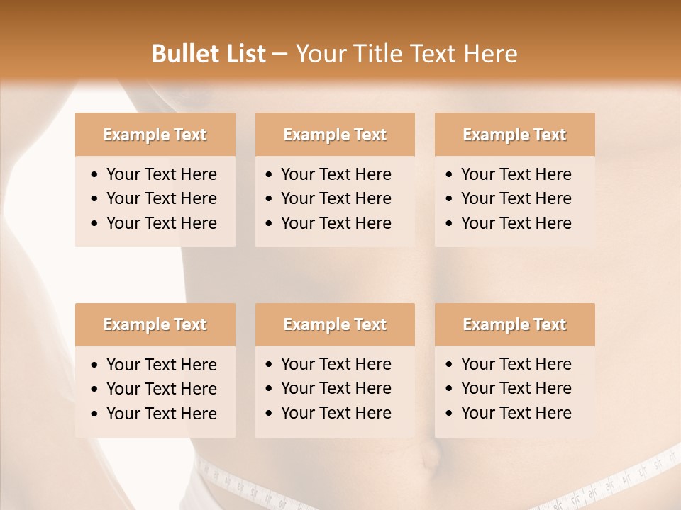 Young Overweight Fat PowerPoint Template