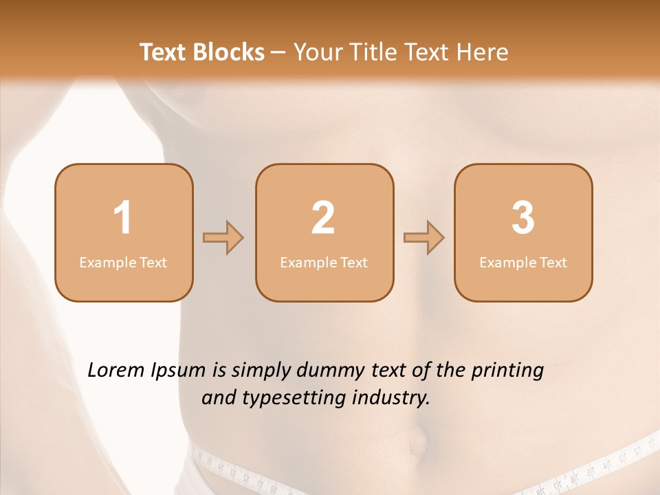 Young Overweight Fat PowerPoint Template
