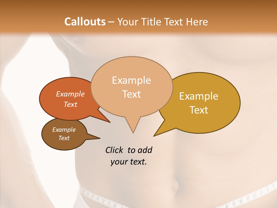 Young Overweight Fat PowerPoint Template