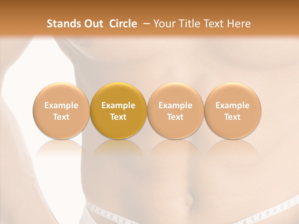 Young Overweight Fat PowerPoint Template