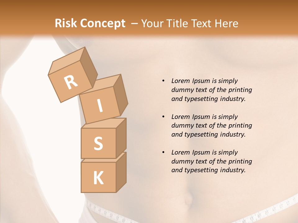 Young Overweight Fat PowerPoint Template