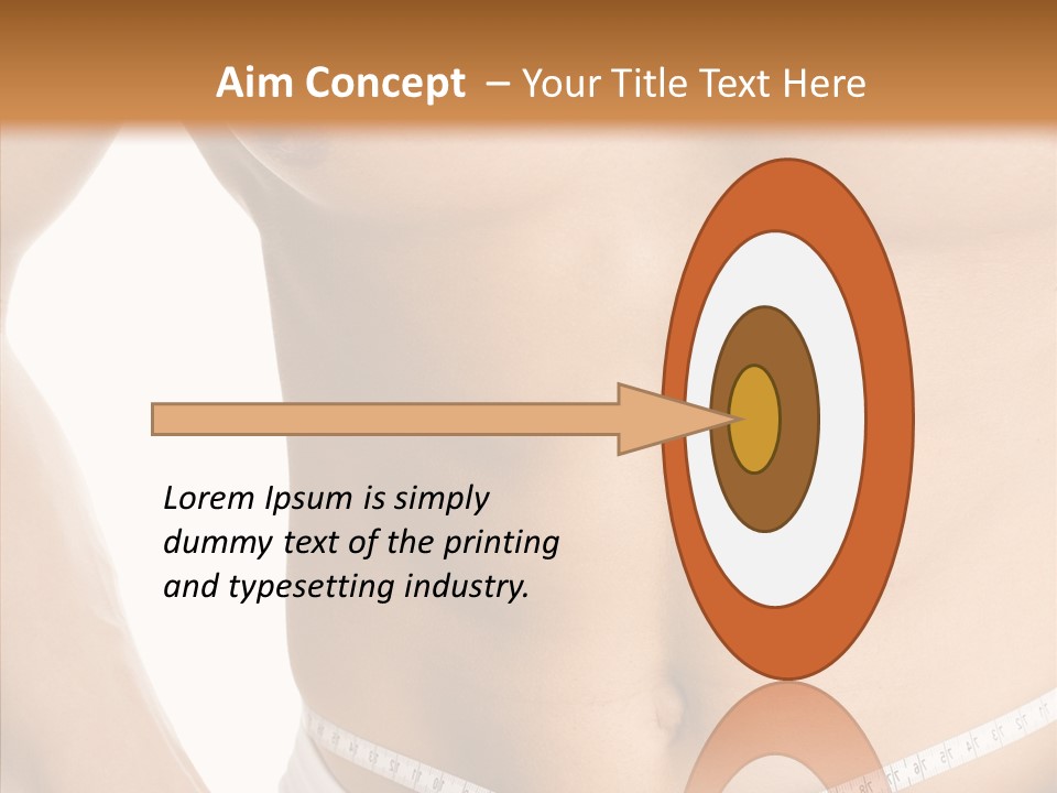 Young Overweight Fat PowerPoint Template