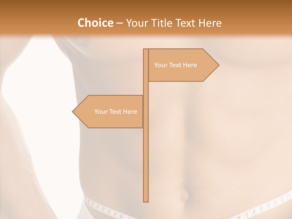 Young Overweight Fat PowerPoint Template