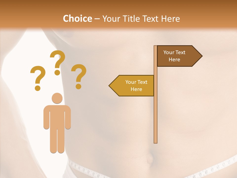 Young Overweight Fat PowerPoint Template