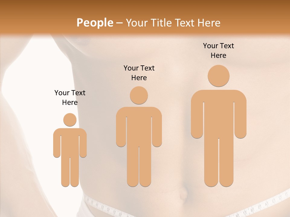Young Overweight Fat PowerPoint Template