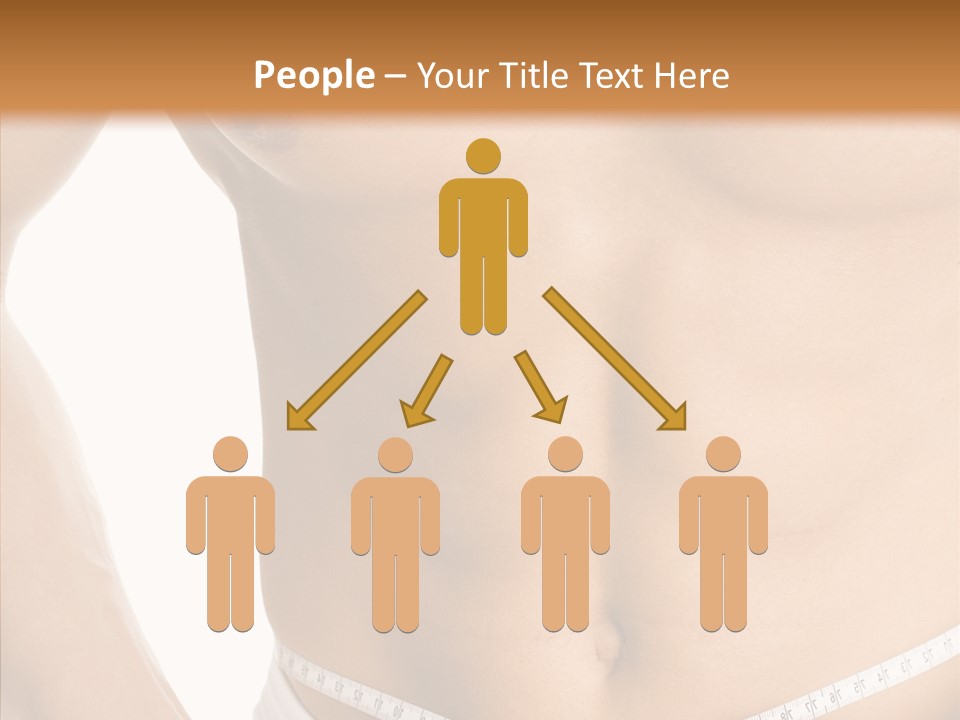 Young Overweight Fat PowerPoint Template