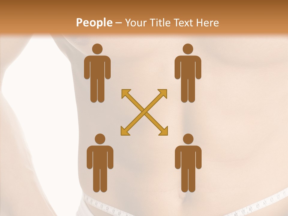 Young Overweight Fat PowerPoint Template