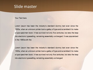 Belly Vigor Potency PowerPoint Template