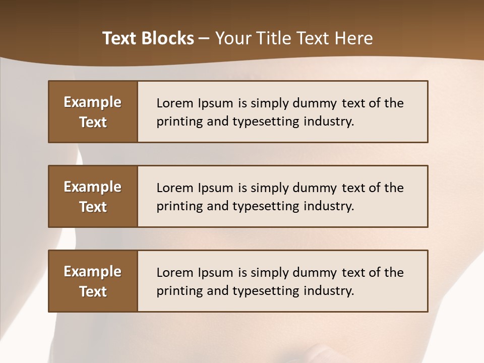Belly Vigor Potency PowerPoint Template