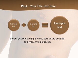 Belly Vigor Potency PowerPoint Template