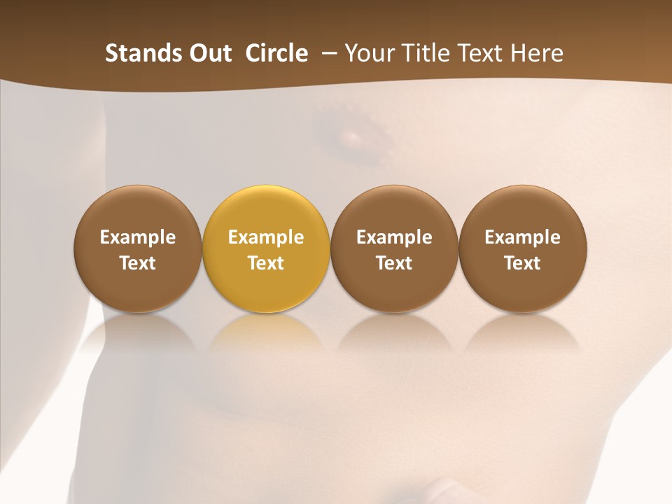 Belly Vigor Potency PowerPoint Template