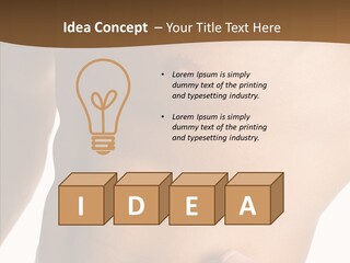 Belly Vigor Potency PowerPoint Template