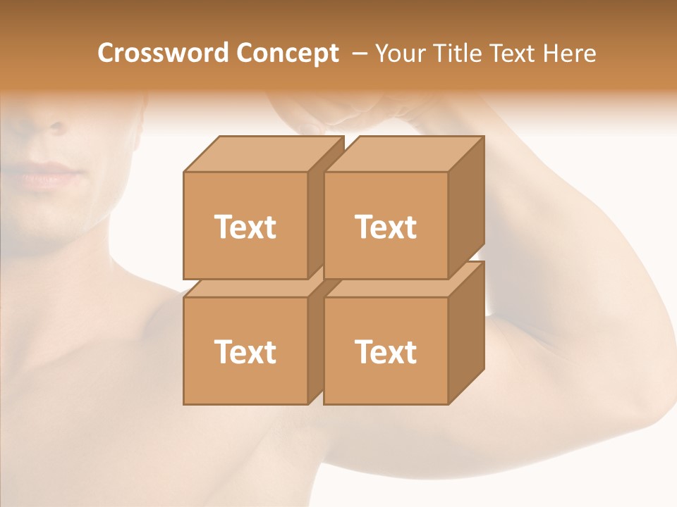 Beauty Closeup Fist PowerPoint Template