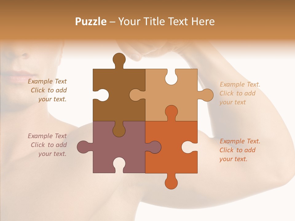 Beauty Closeup Fist PowerPoint Template