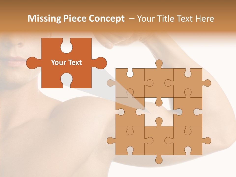 Beauty Closeup Fist PowerPoint Template