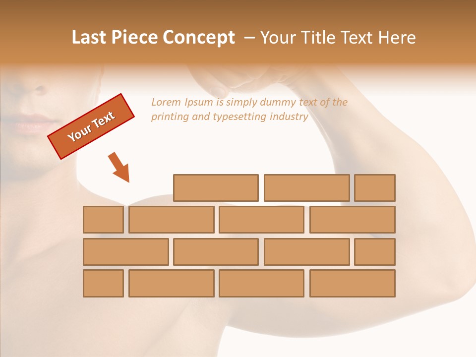 Beauty Closeup Fist PowerPoint Template