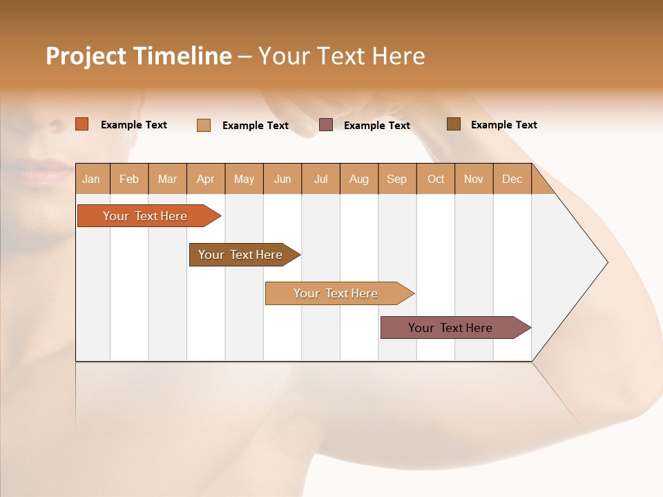 Beauty Closeup Fist PowerPoint Template