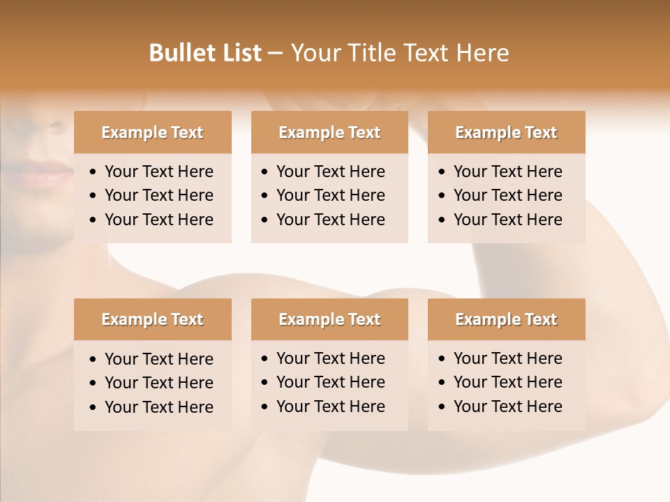 Beauty Closeup Fist PowerPoint Template