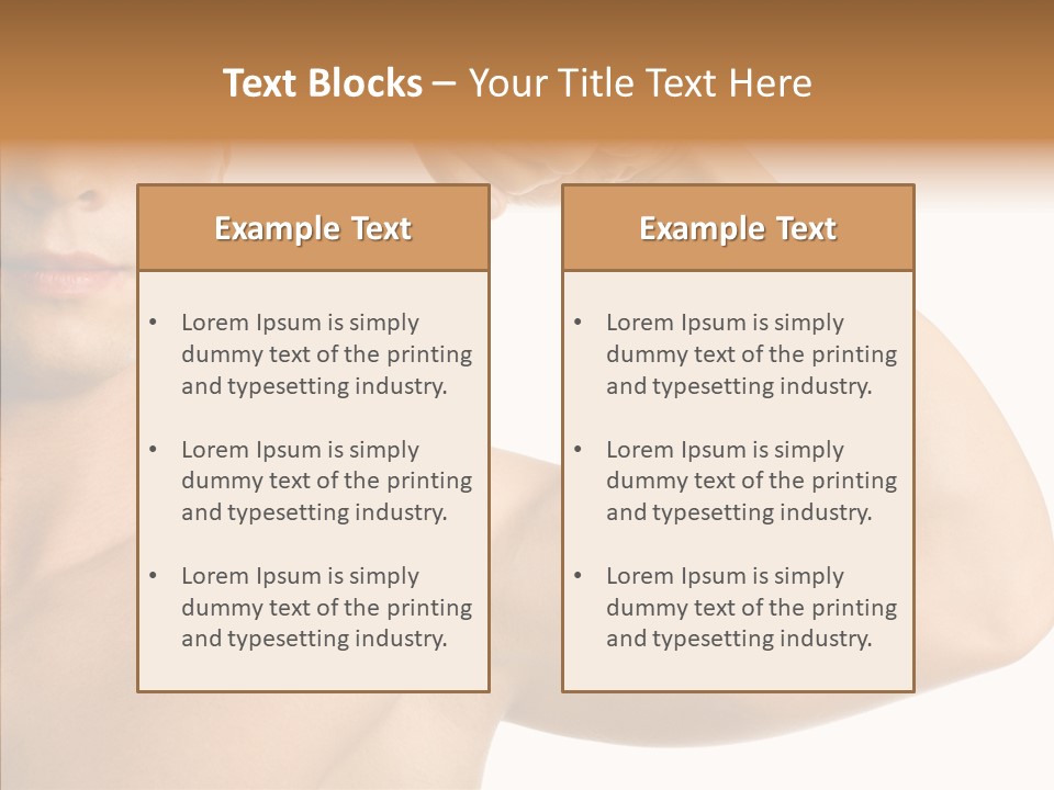 Beauty Closeup Fist PowerPoint Template