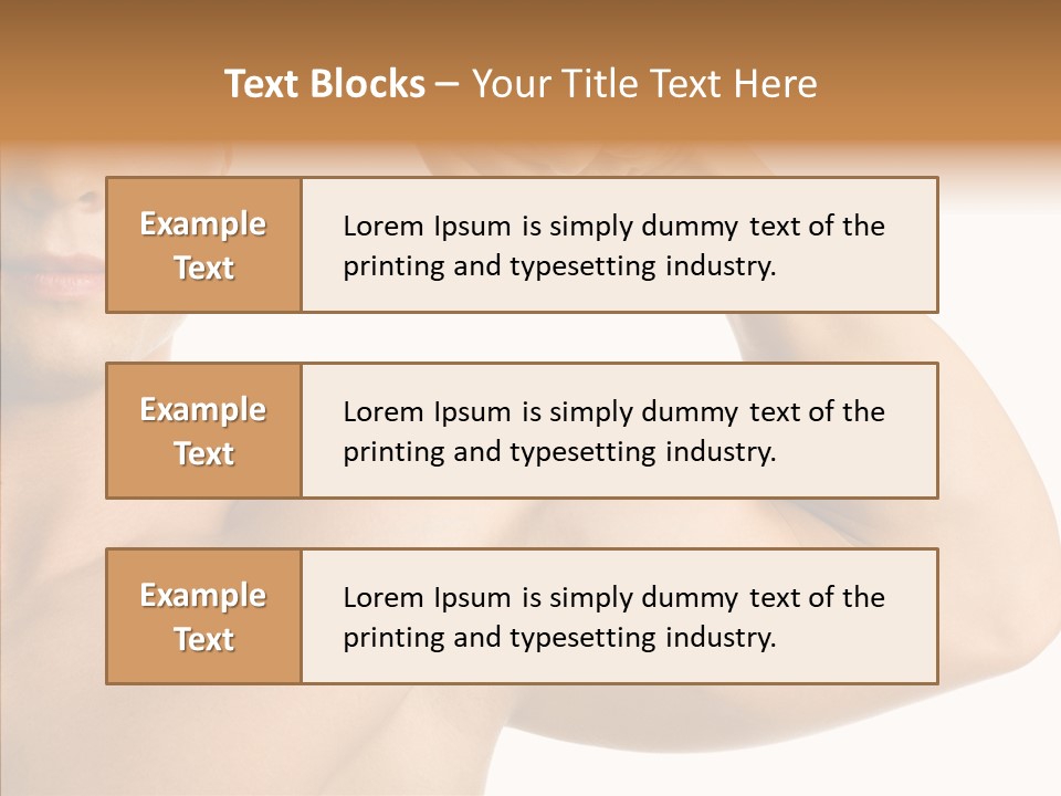 Beauty Closeup Fist PowerPoint Template