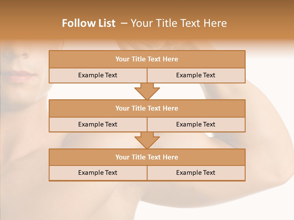 Beauty Closeup Fist PowerPoint Template