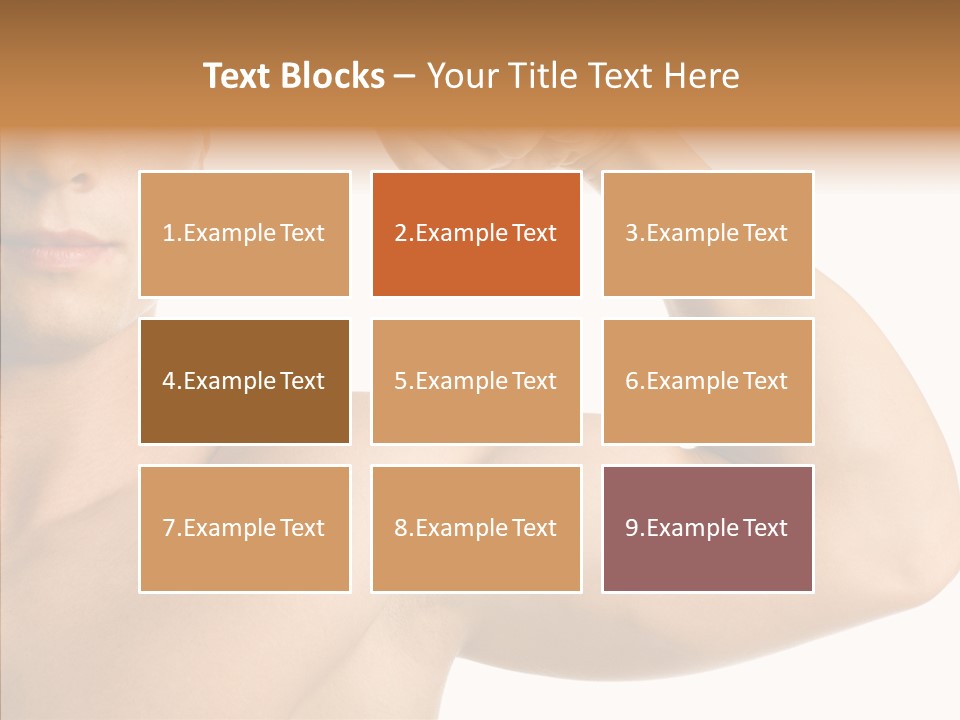 Beauty Closeup Fist PowerPoint Template