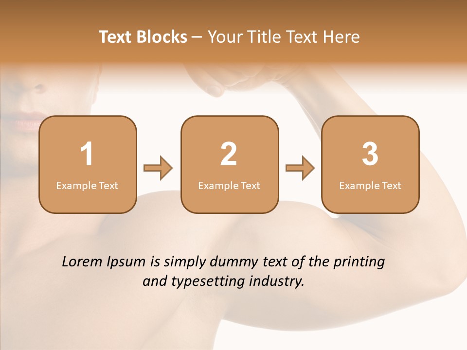 Beauty Closeup Fist PowerPoint Template