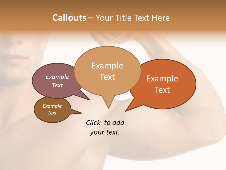 Beauty Closeup Fist PowerPoint Template